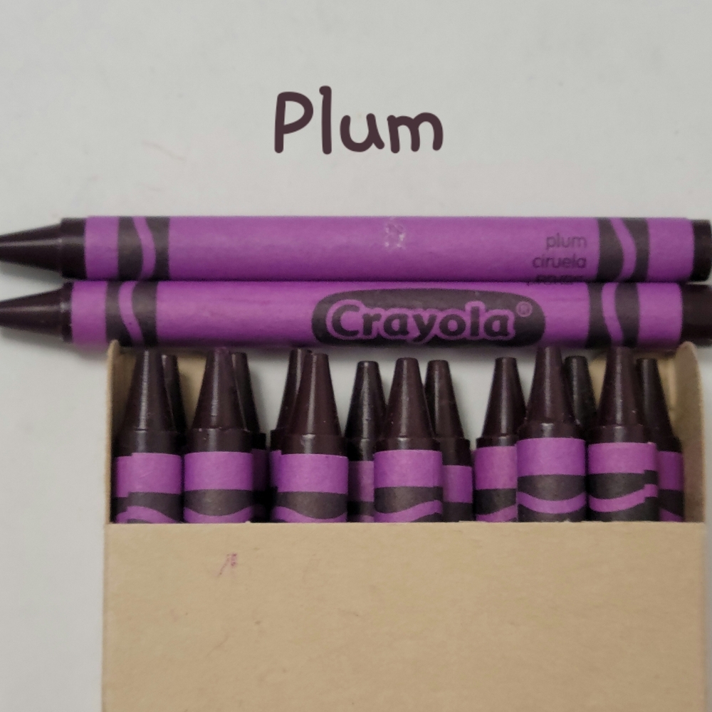 16ct Crayola Crayons (Plum) Single Color Bulk Lot